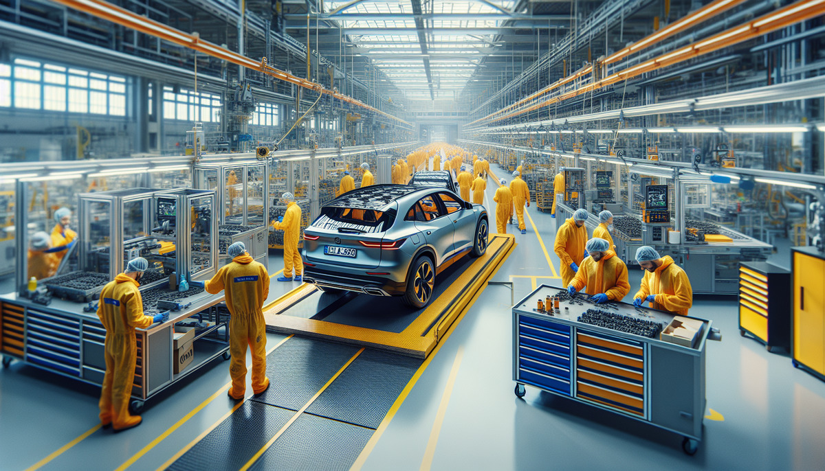 Mercedes fährt vollelektrischen GLC in Bremen in Serie